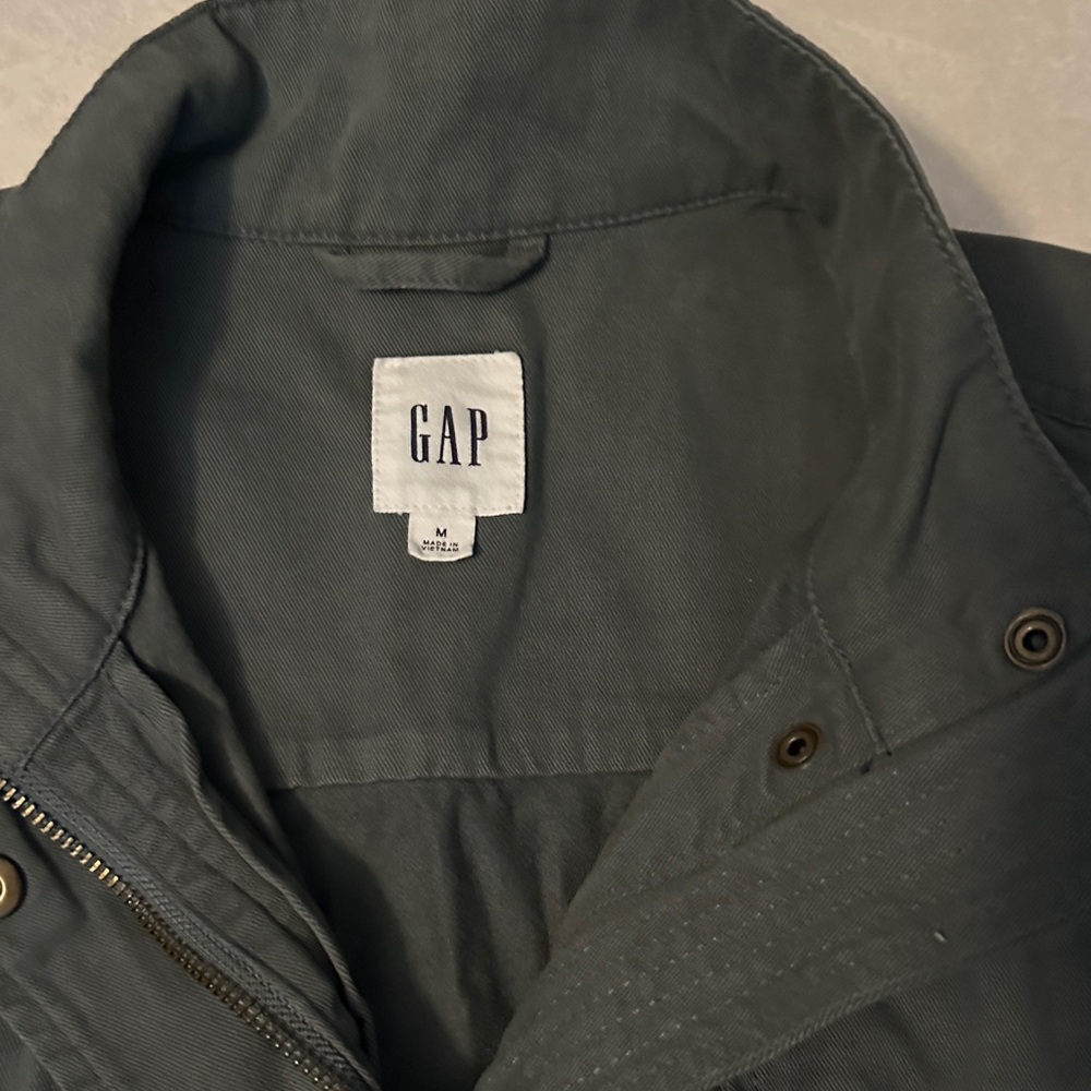 GAP Women's Dark Green Utility Jacket Size Medium - Picture 2 of 5